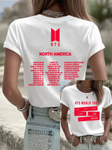 🔥Buy 3 Get 15% Off🔥Women'S 2026 Music Comeback Art Print T-Shirt