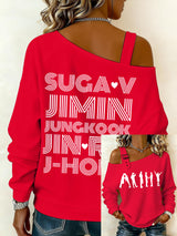 🔥Buy 3 Get 15% Off🔥Women's BTS lovers Printed Sweatshirt