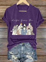 🔥Buy 3 Get 15% Off🔥Women's BTS  Print Casual T-Shirt