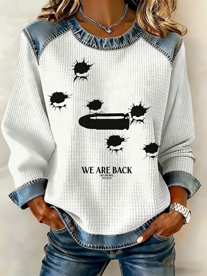 🔥Buy 3 Get 15% Off🔥Women's Leisure  Print Sweatshirt